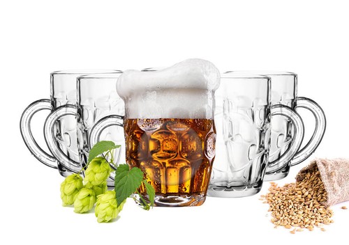 Bicchieri birra con maniglia - bicchieri,