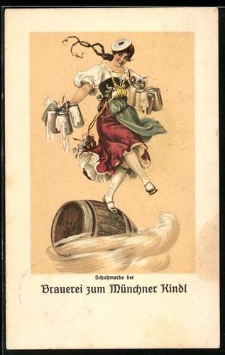 Brauerei zum münchner - ak,