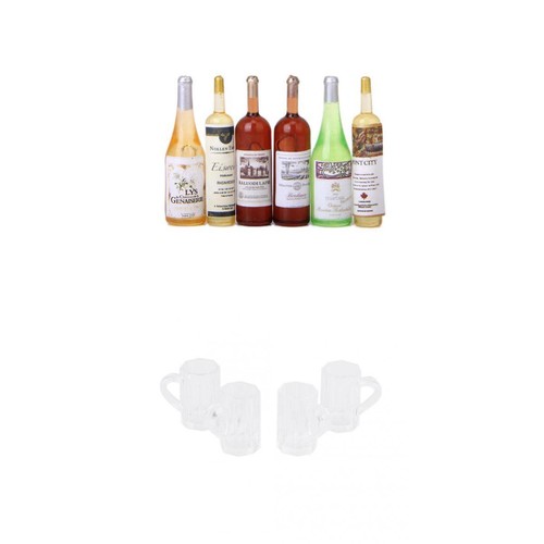 Bottiglie vino colorate - 6x,
